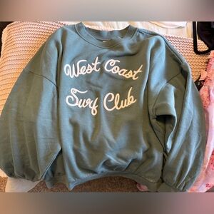 H&M West Coast Surf Club Pullover Sweatshirt